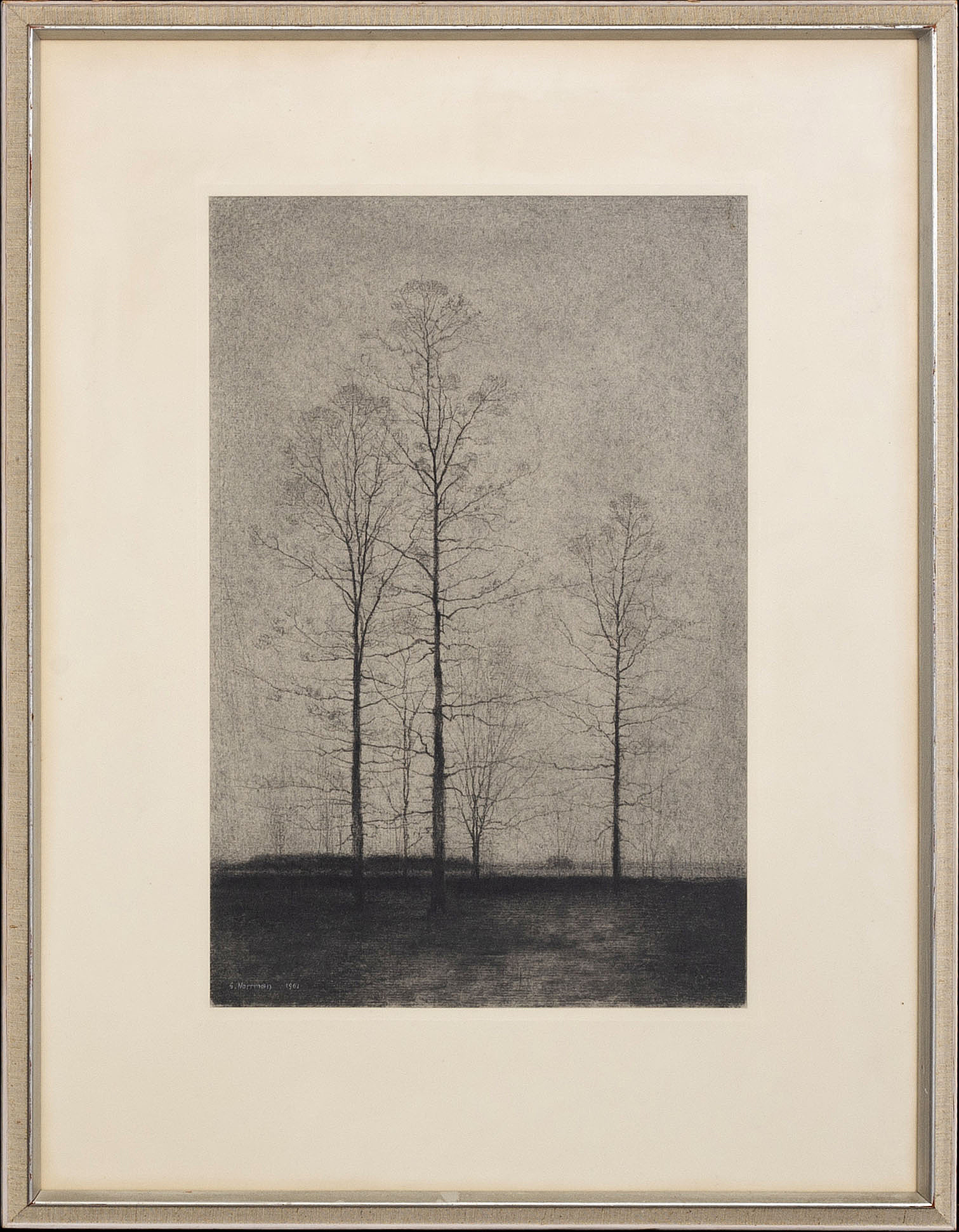 Gunnar Norrman, drawing signed and dated 1961. - Bukowskis