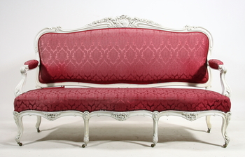 129407. SOFFA, rokokostil, 1900-tal.