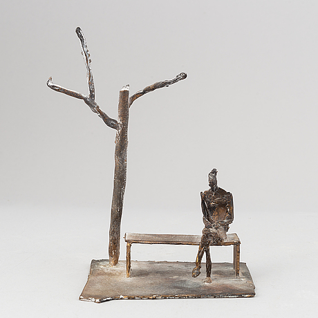 Elisabeth Persson, sculpture, bronze, unique. Bukowskis