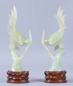 131143. FIGURINER, ett par, orientaliska, 1900-tal.