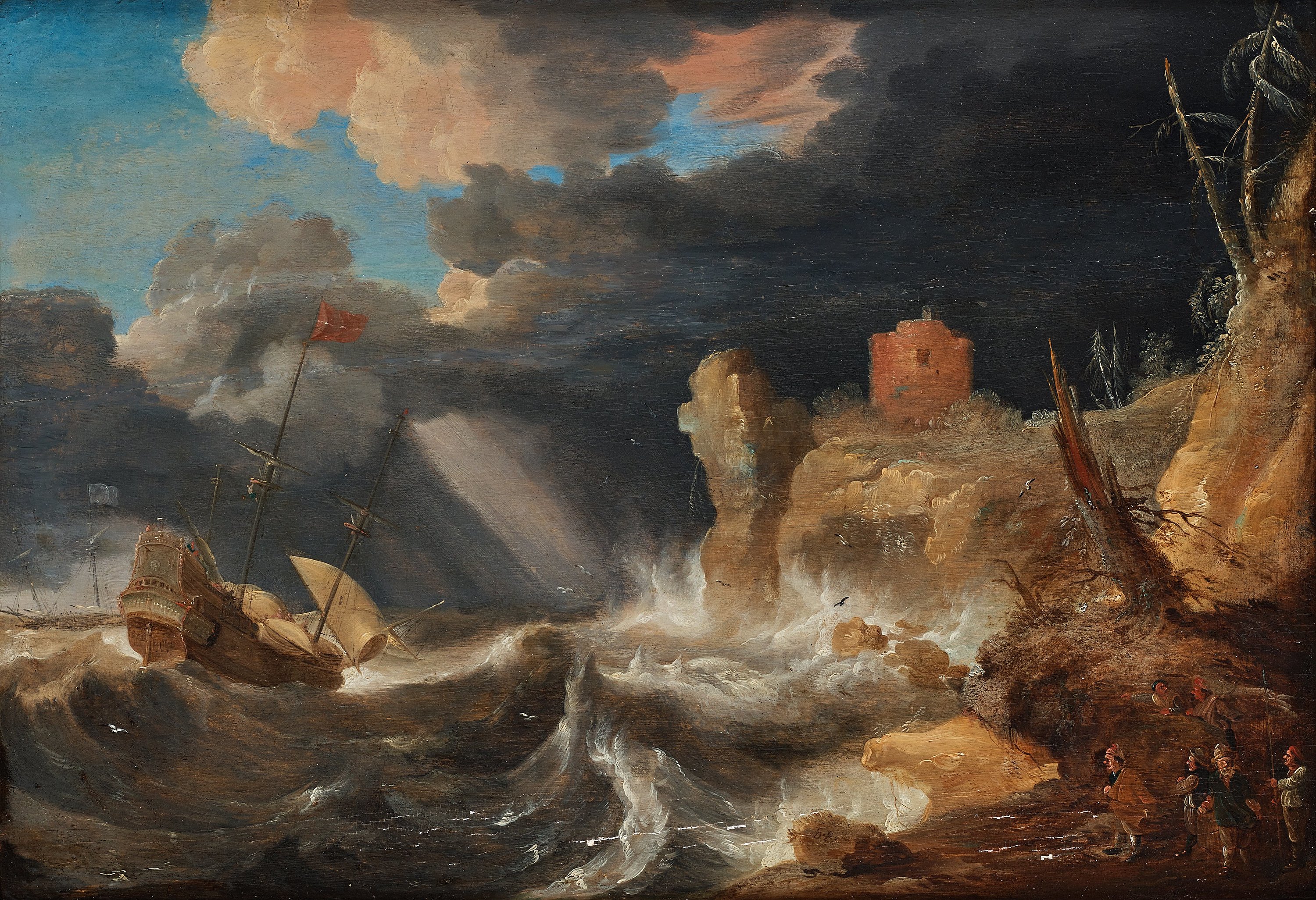 Bonaventura Peeters Attributed to, Shipwreck. Bukowskis