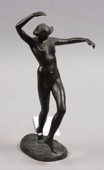 131875. FIGURIN, brons, sign JC Tornsen, 192030-tal.