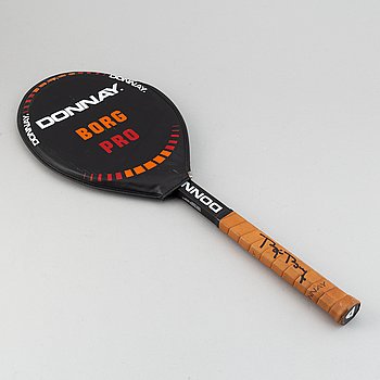 Three tennis rackets, Donnay Borg Pro. Specially made for Björn Borg