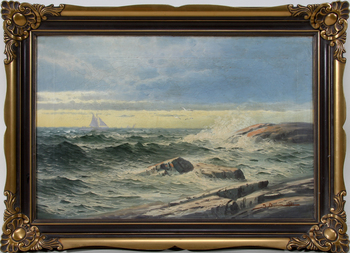 133465. JOHAN OSSIAN-ANDERSSON, ojla på duk. Sign och dat 1931.