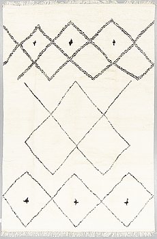 Tapis Berbère Marocain HOme - 100% Laine, 300x200 Cm, Neuf Avec étiquettes