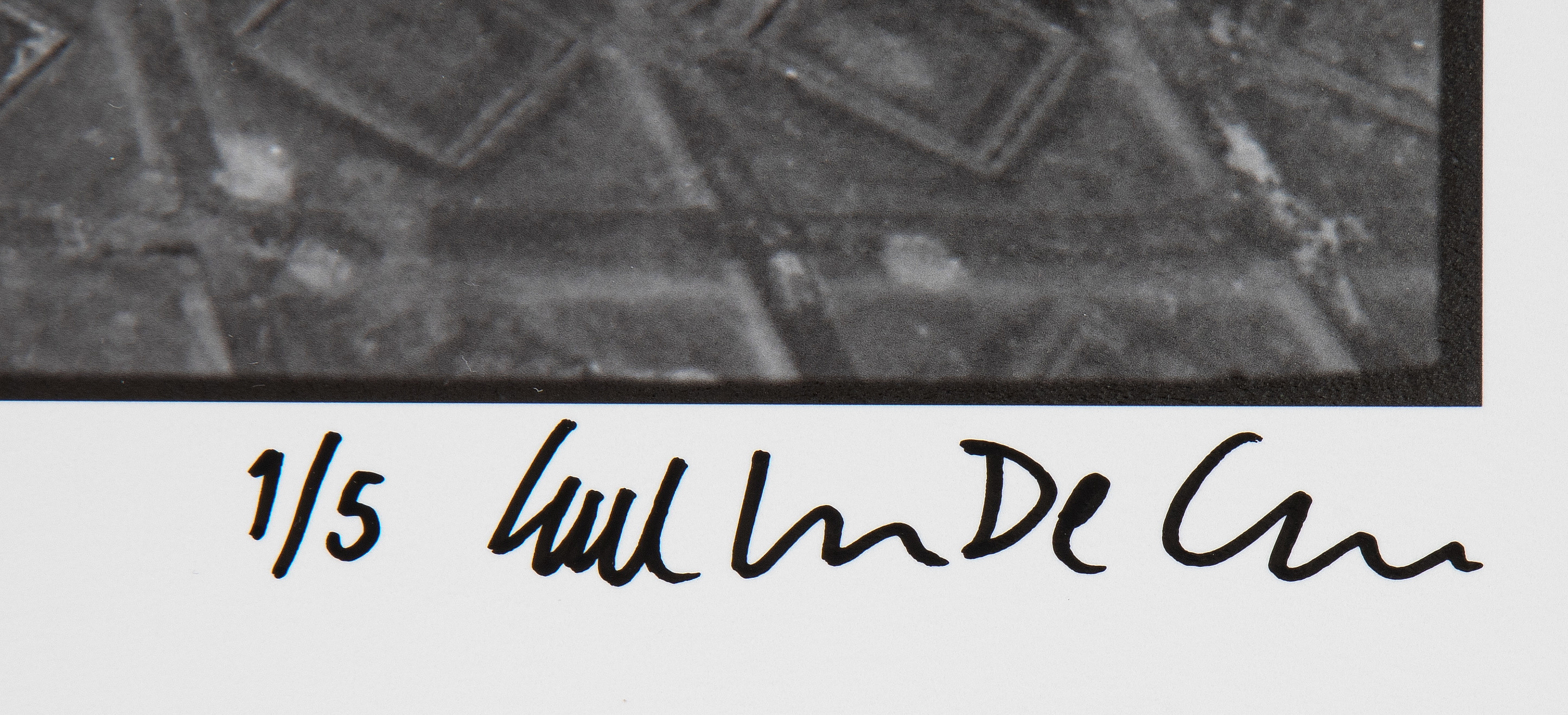 Carl Johan De Geer, photo, signed 1/5. - Bukowskis