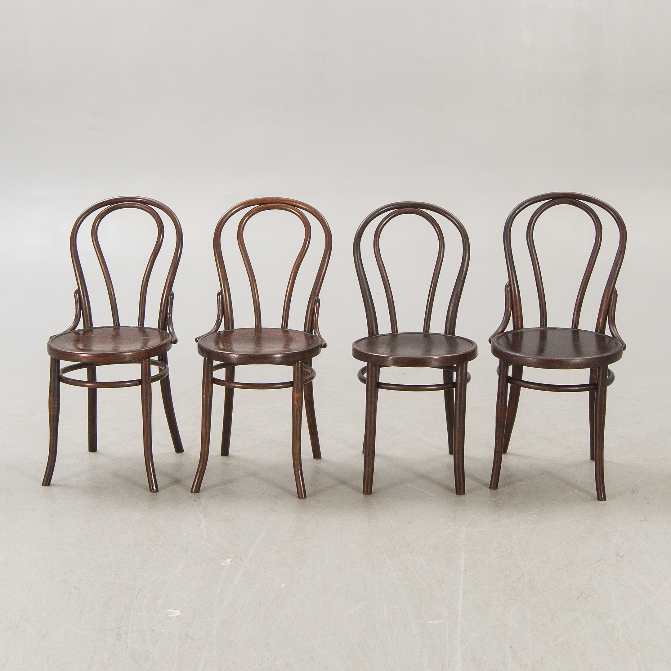 A set of four Mundus chairs first half of the 20th century. Bukowskis