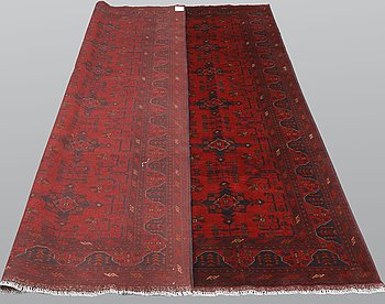 A carpet, Afghan Khan Mohammedi, ca 301 x 216 cm.