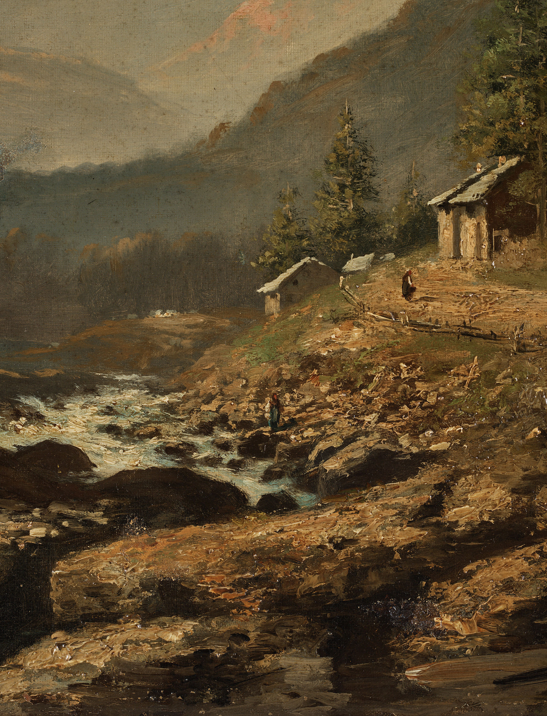 Unidentified artist, 19th century, signed and dated -85. - Bukowskis