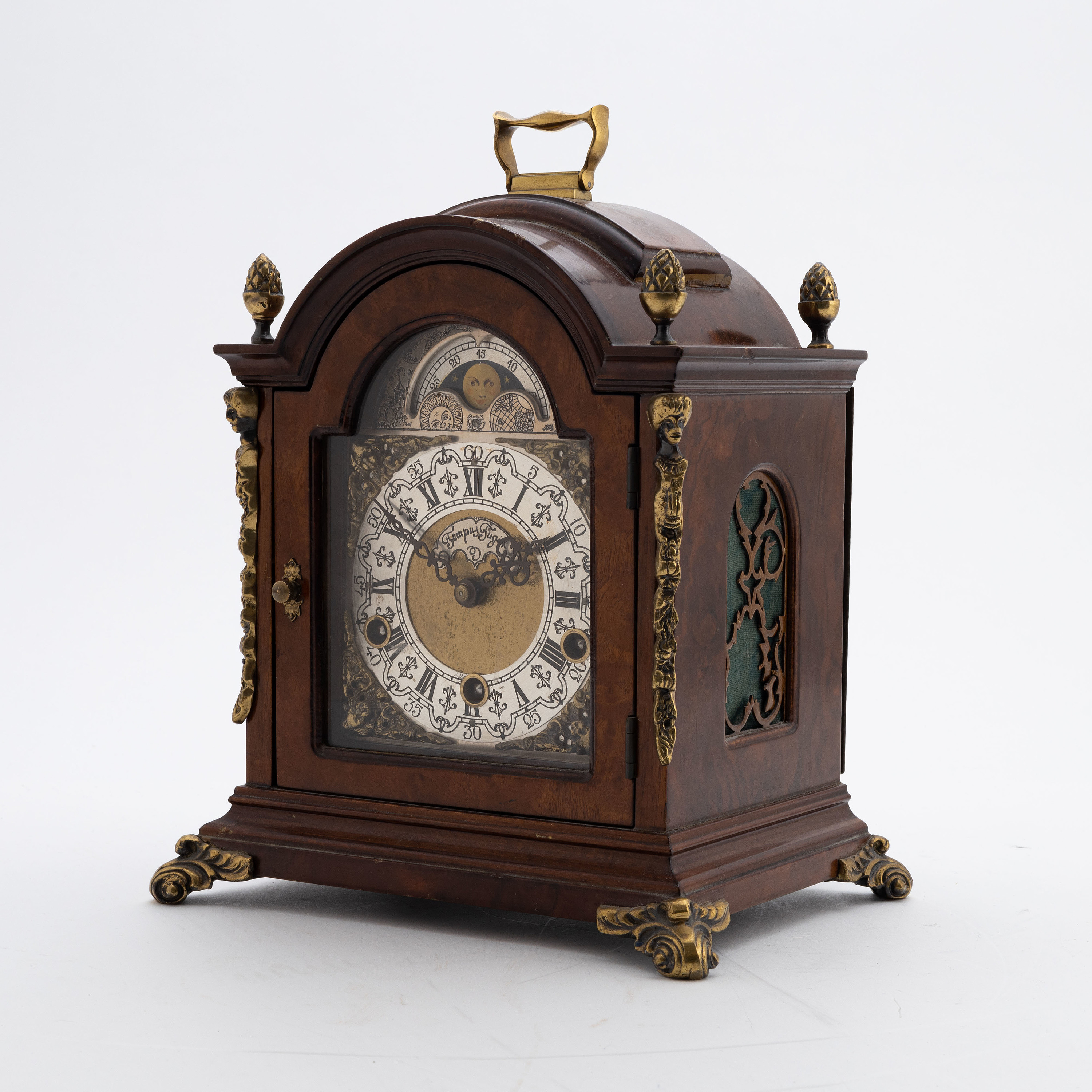 A 20th Century striking table clock by John Warmink, Netherlands