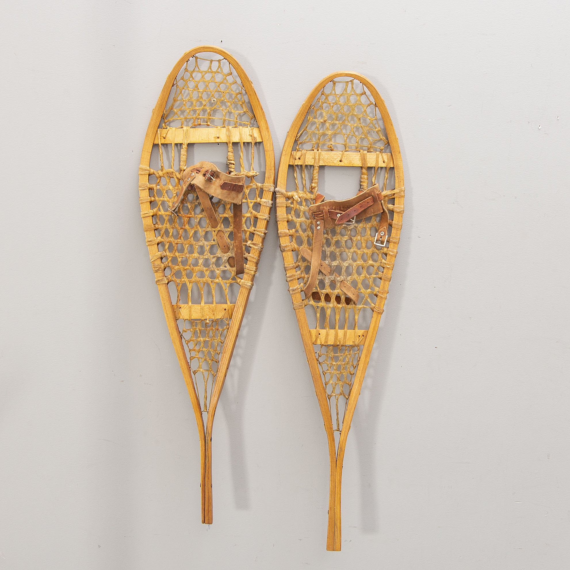 A pair of snowshoes possibly Canada first half of 20th century/middle