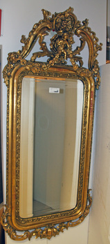 137391. SPEGEL, nyrokoko. 1800-talets andra hälft.