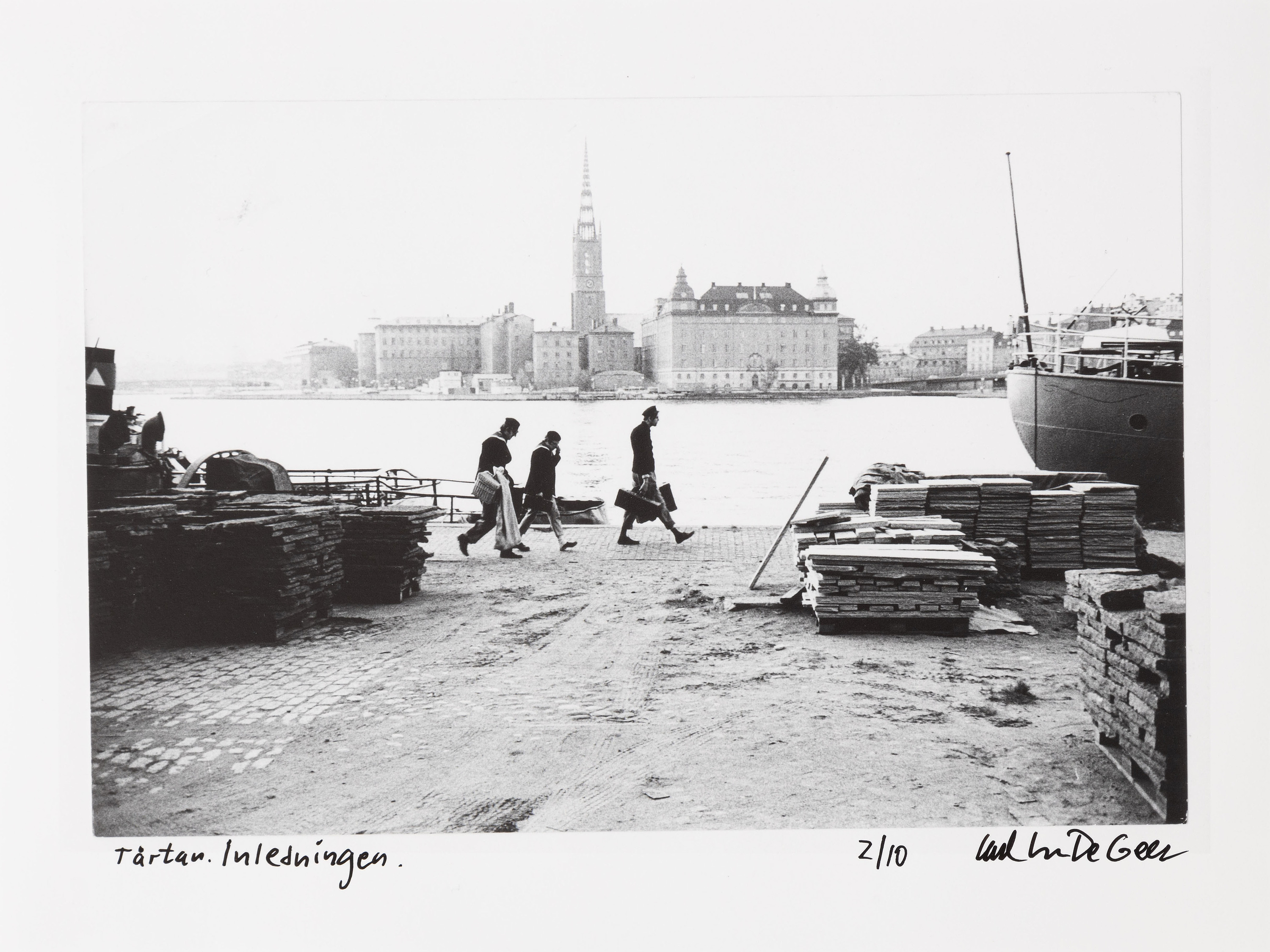 Carl Johan De Geer, fotografi, signerat 2/10. - Bukowskis