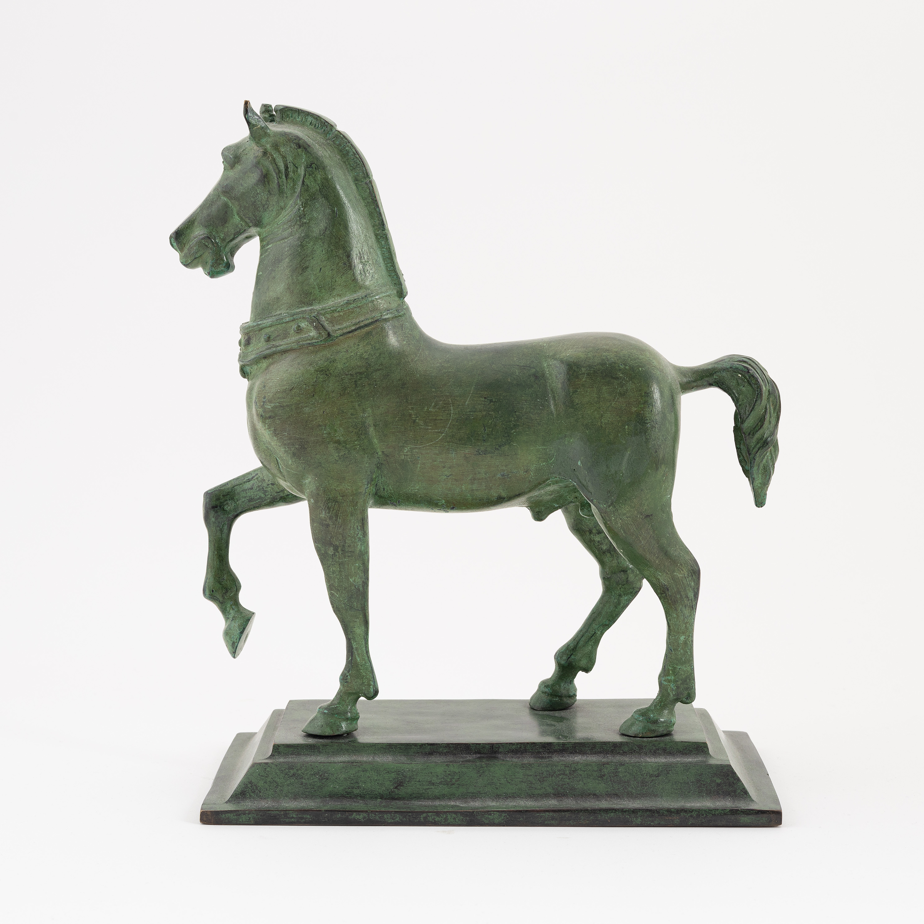 A patinated bronze sculpture after the Hotses of Saint Mark. - Bukowskis