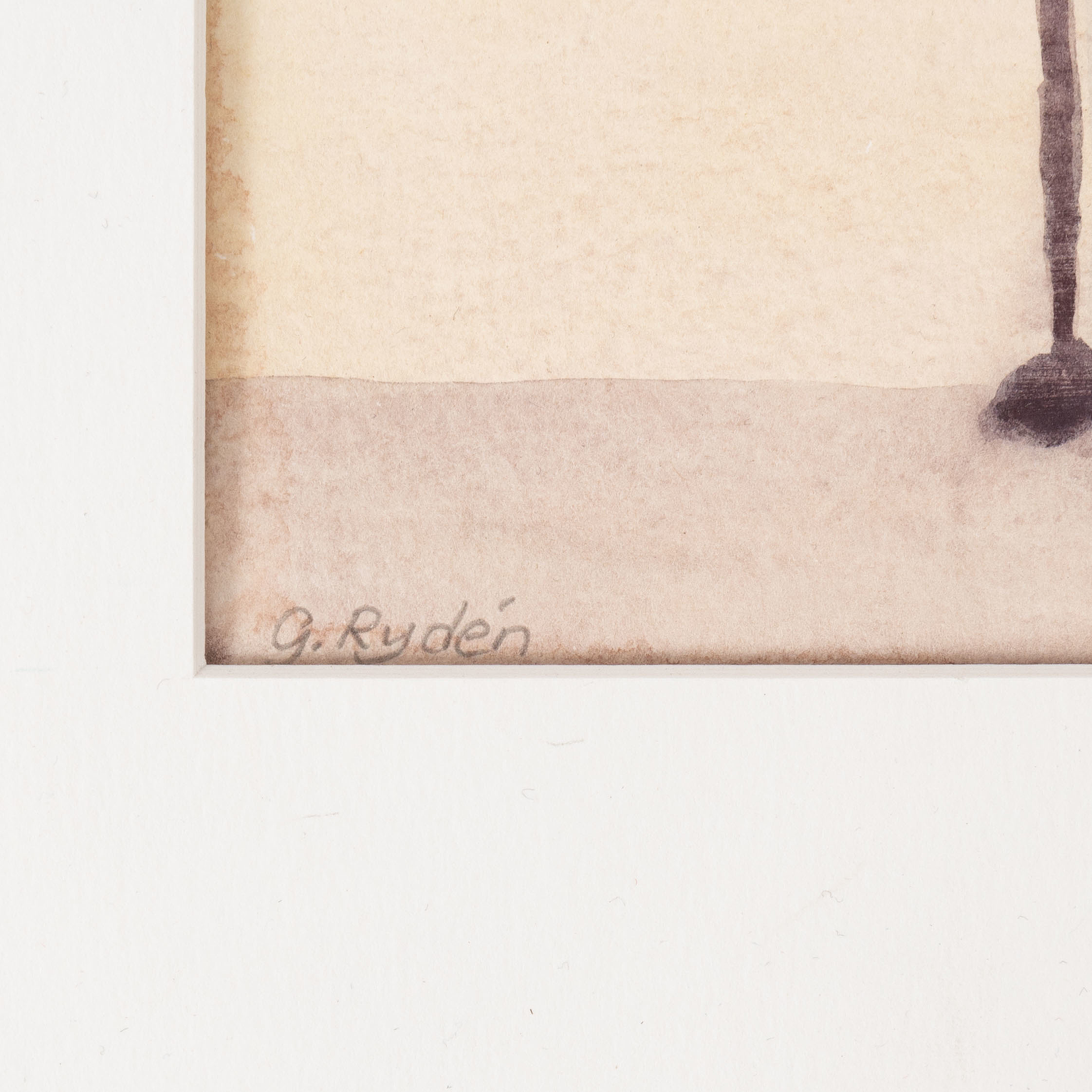 Göran Rydén, watercolour, signed. - Bukowskis