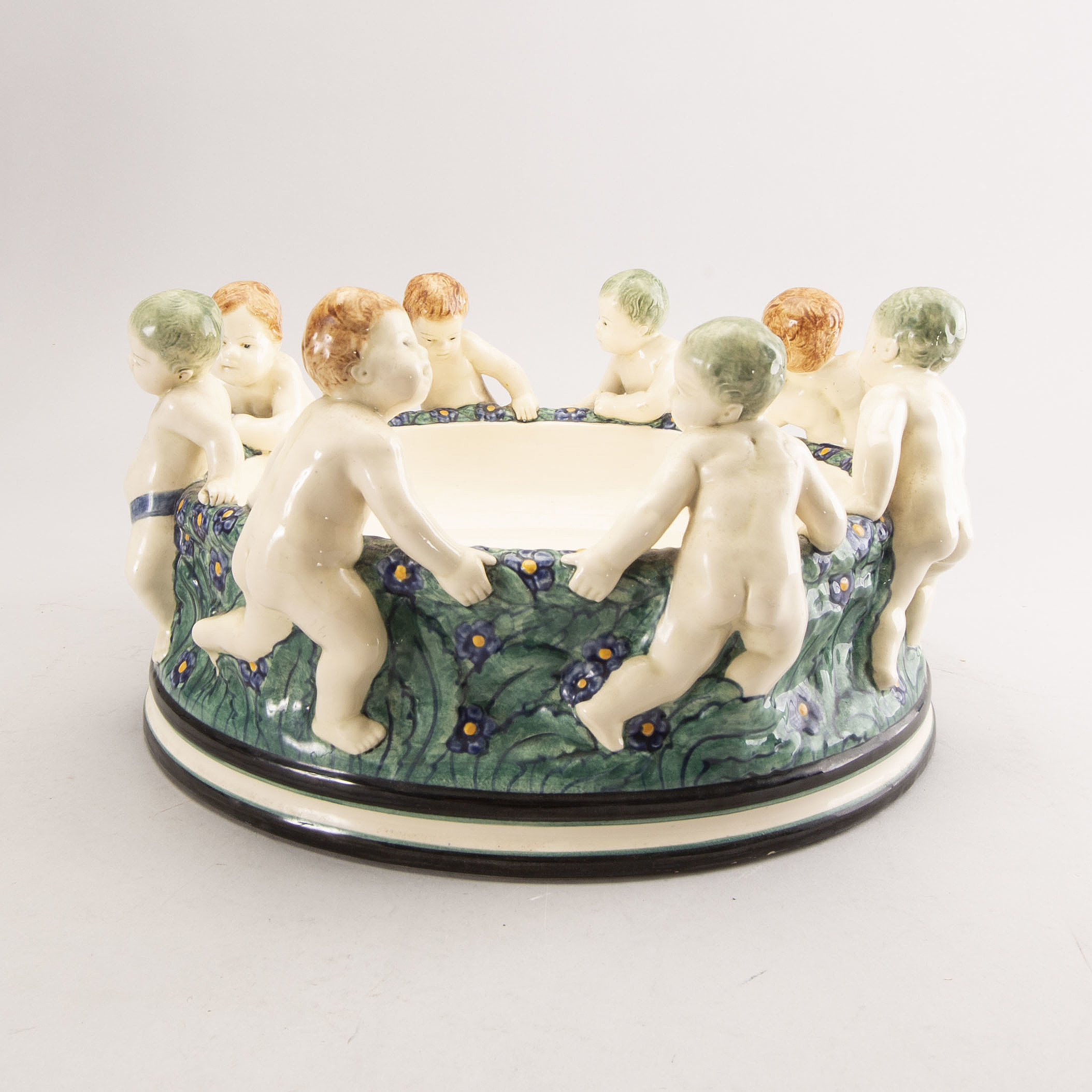 A faience bowl from Staatliche MajolikaManufaktur AG Karlsruhe early