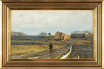 Olof Hermelin, oil on canvas/panel, signed and dated -88. - Bukowskis