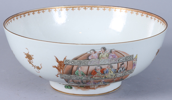 139463. BÅLSKÅL, porslin, troligen Samson.