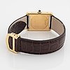 Cartier, Tank, "Paris", armbandsur, 23,5 x 23 (30,5) mm.