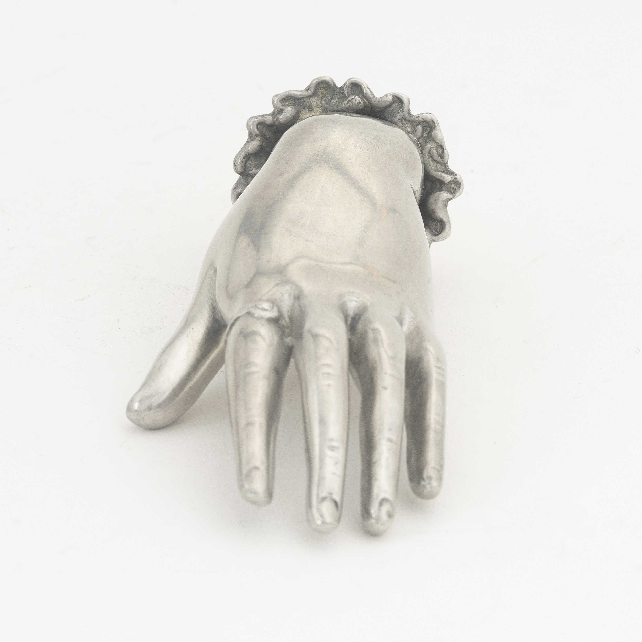 Estrid Ericson, a pewter and brass seal/paper weight, Svenskt Tenn