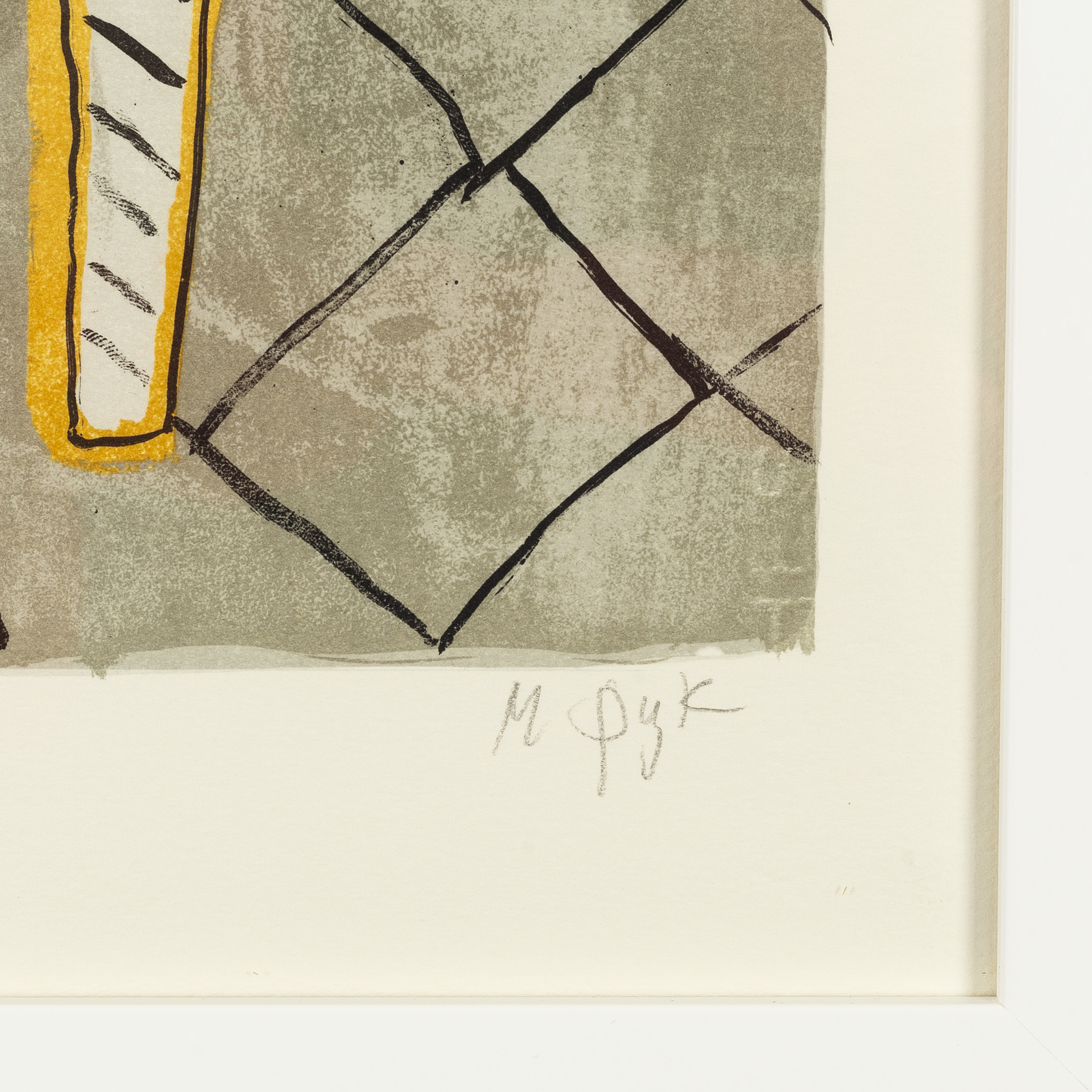 Madeleine Pyk, färglitografi, 1994, signerad 3523/5000. - Bukowskis