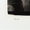 William Wegman, archival pigment print, 2009, signerat. Numrerat 257/1500 a tergo.
