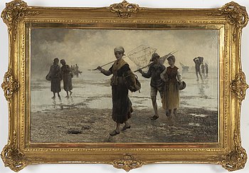 Louis Gartner, oil on canvas, signed. Bukowskis