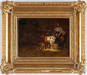 Unknown artist, oil on canvas, dated 1879. - Bukowskis