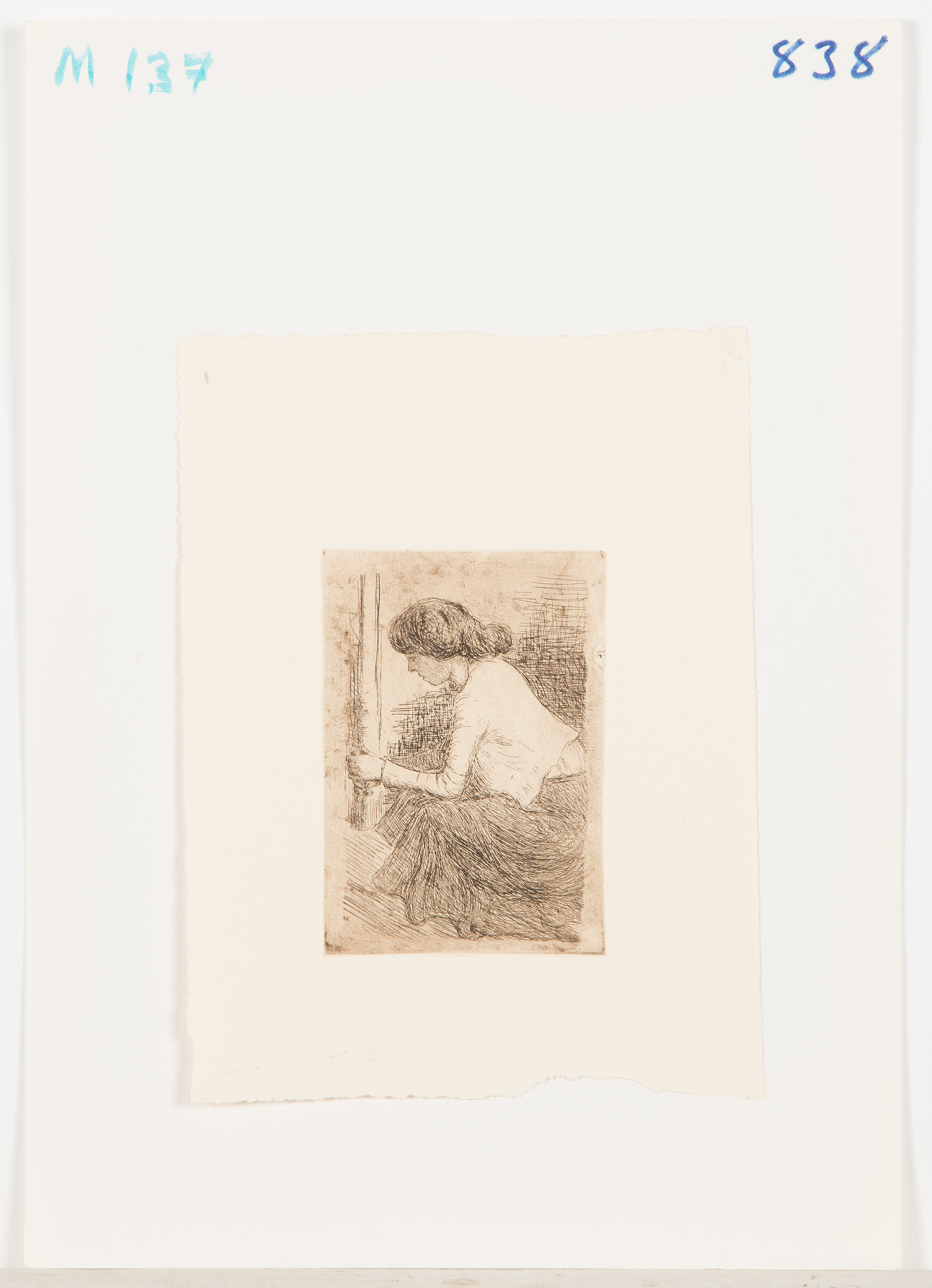 Hugo Simberg, linjeetsning, ej signerad. - Bukowskis