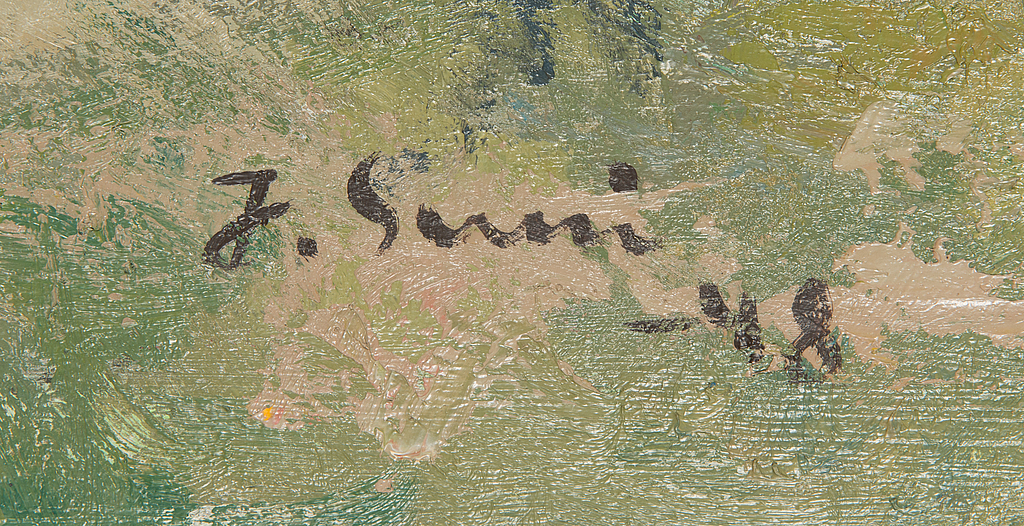 Juho Suni, olja på duk, signerad och daterad48. Bukowskis