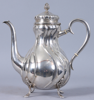 142509. KAFFEKANNA, silver, Köpenhamn, Danmark, 1910, 570 g.