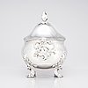 A Baltic 18th century silver tureen with lid. Mark of Daniel Lundgren (Reval 1771-83).