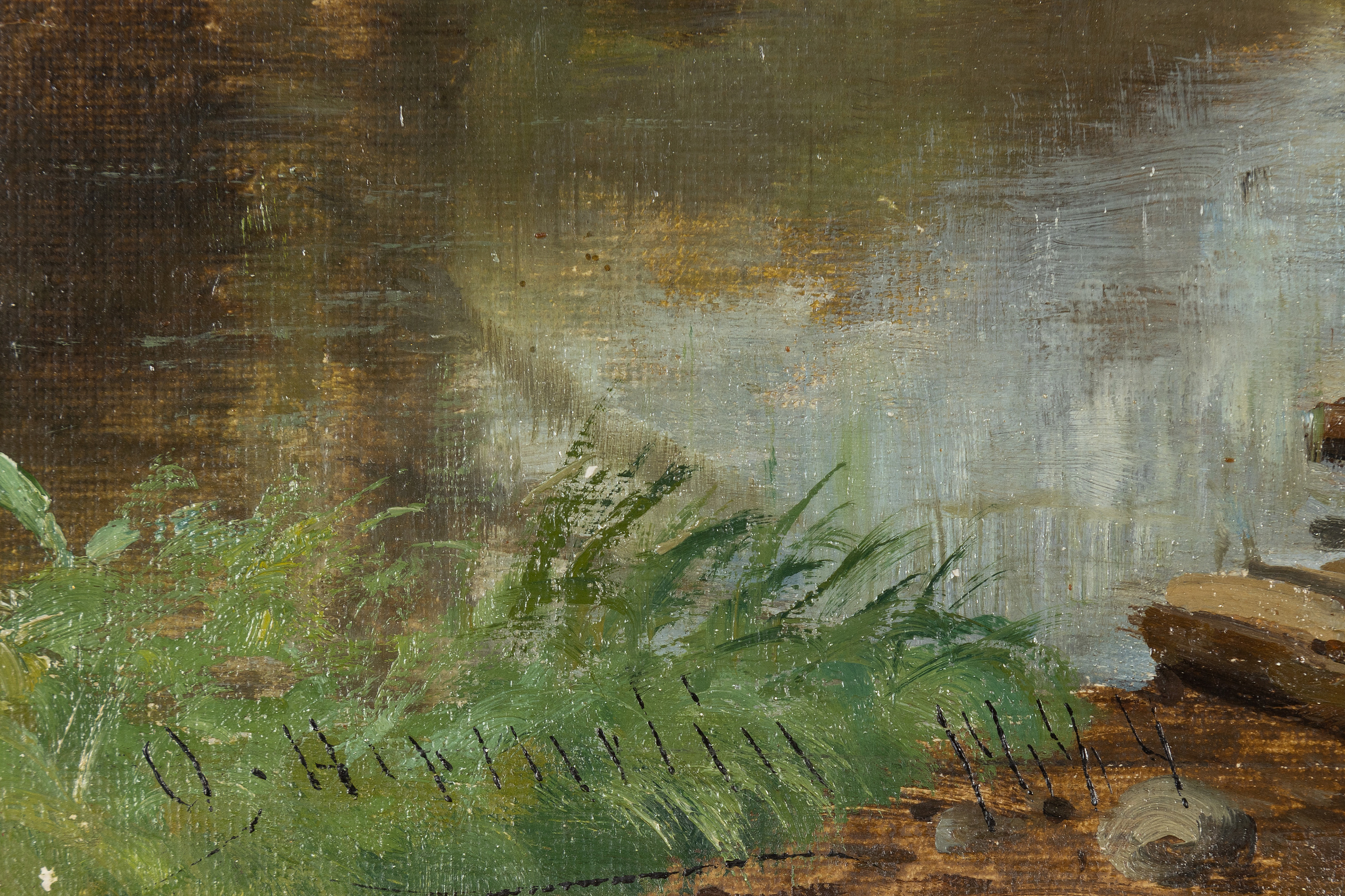Olof Hermelin, oil on canvas, signed and dated 1884. - Bukowskis