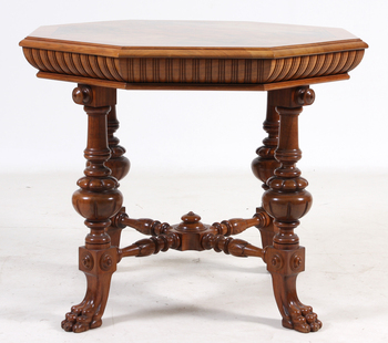 143017. SALONGSBORD, nyrenässans, 1800-talets slut.