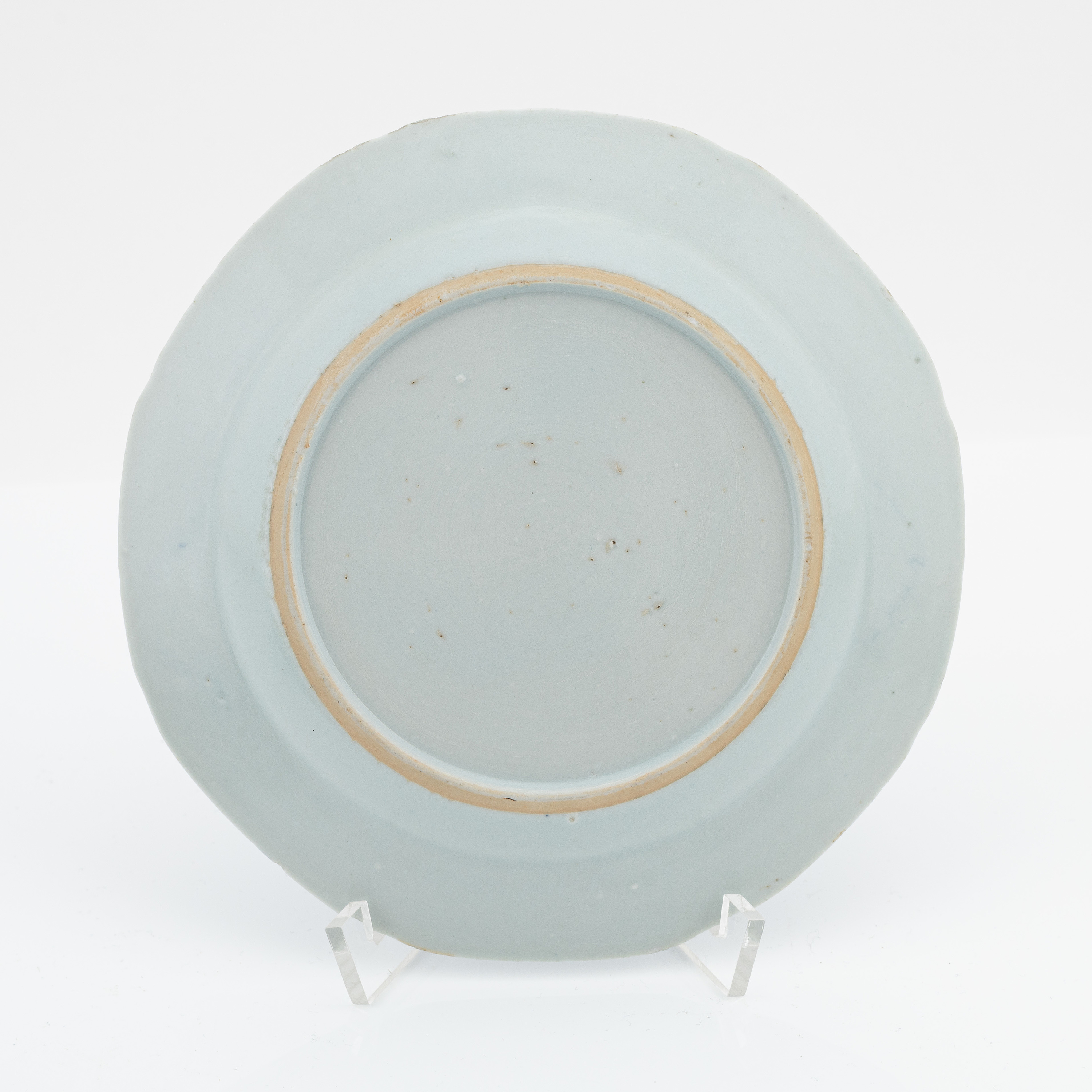 Six small blue and white plates, China, Qianlong (173695). Bukowskis