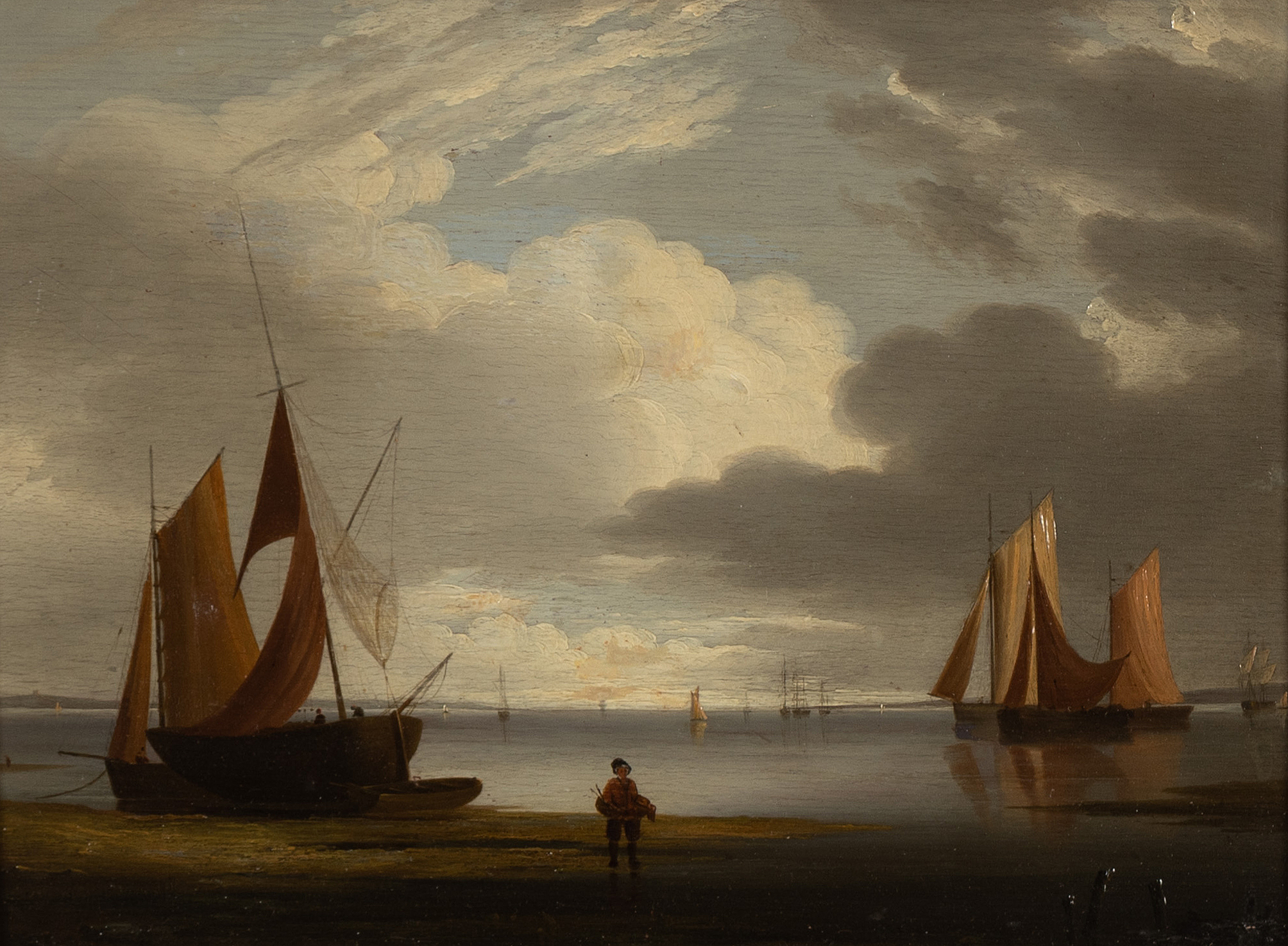 Dutch artist, 19th Century, oil on panel. - Bukowskis