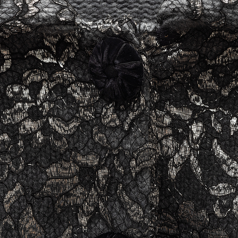 Marc Jacobs, a cashmere and lace cardigan, size S.