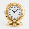 Cartier, alarm clock, 78 mm.
