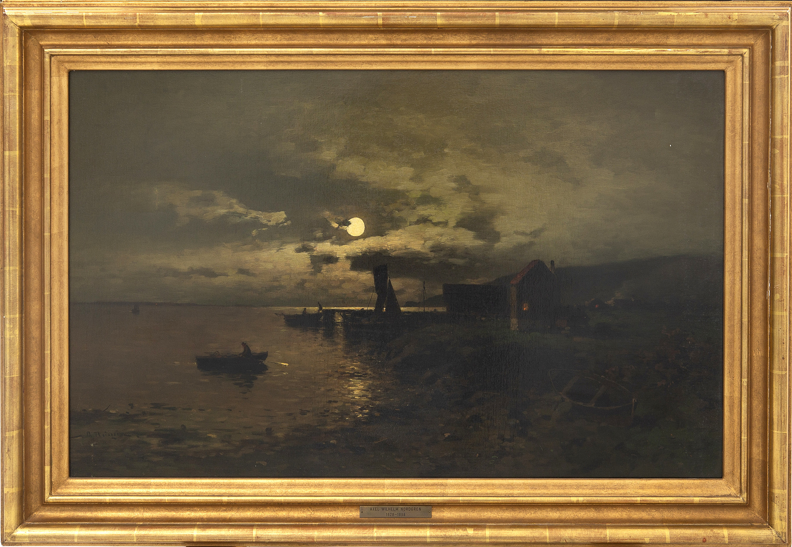 Axel Nordgren, oil on canvas. Bukowskis