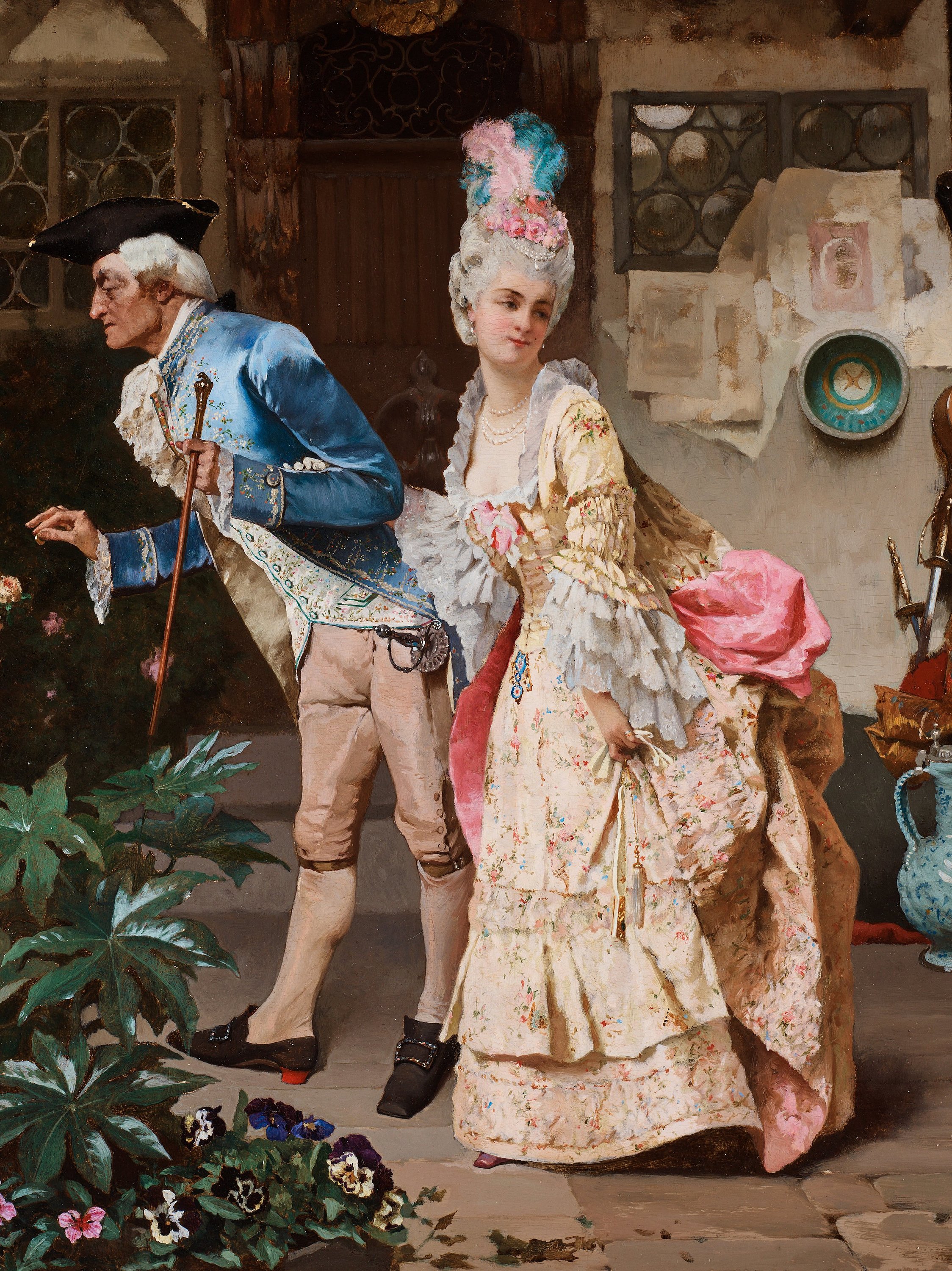Hugo Salmson At The Flower Seller Bukowskis