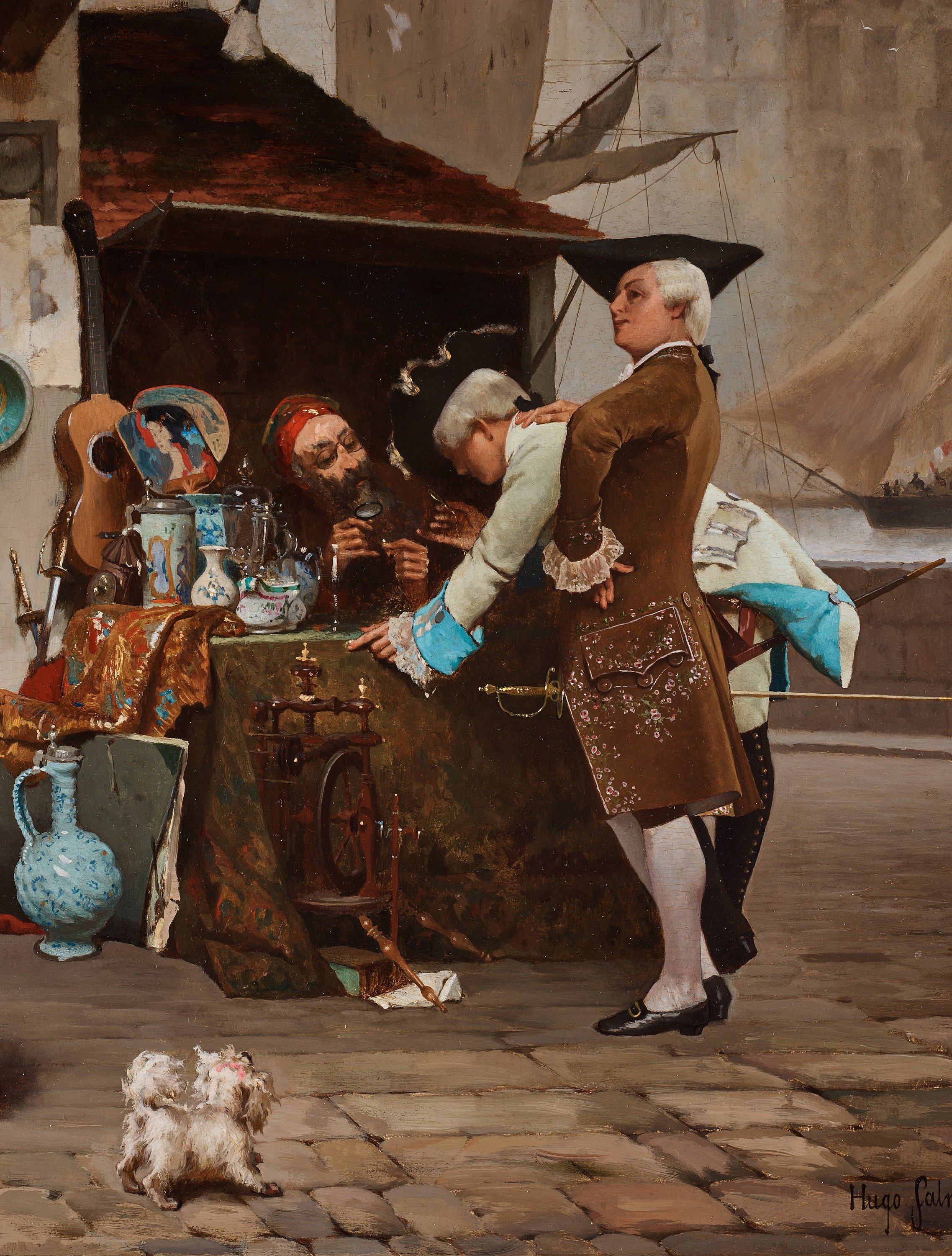 Hugo Salmson At The Flower Seller Bukowskis