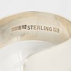 Schutz Lindahl, armring silver med fasettslipad bergkristall.
