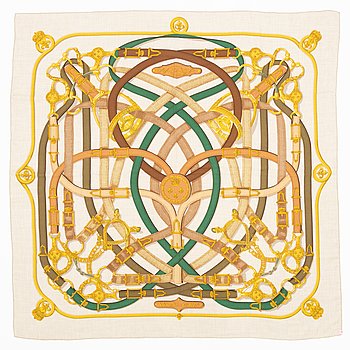Hermès, a 'Cavalcadour' cashmere and silk mix shawl. - Bukowskis