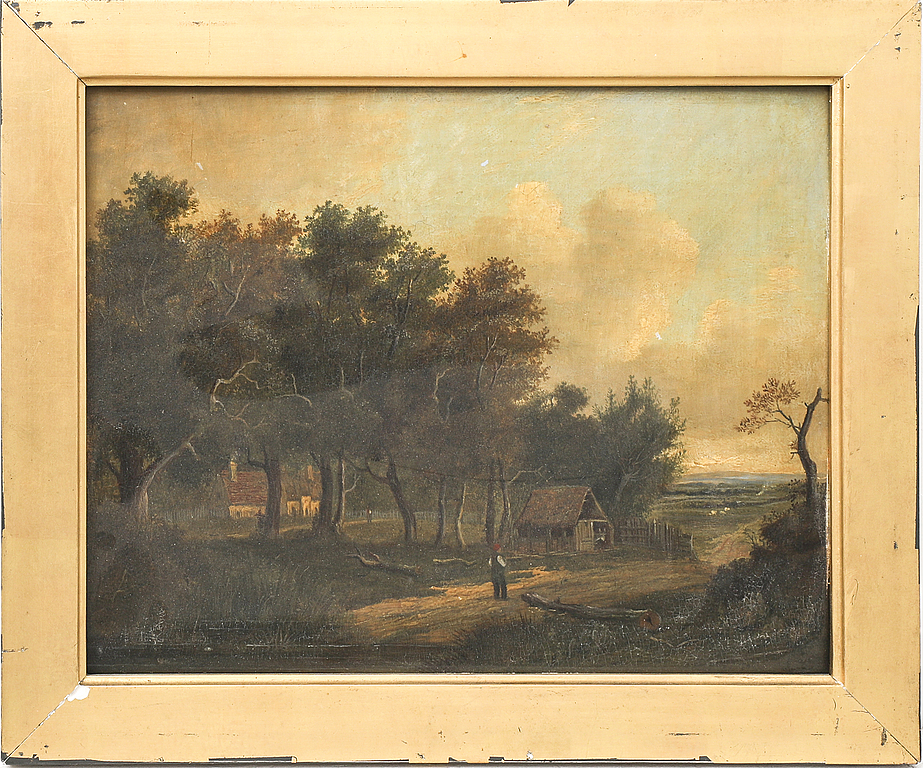 Okänd konstnär 1700/1800-tal , oil on panel.