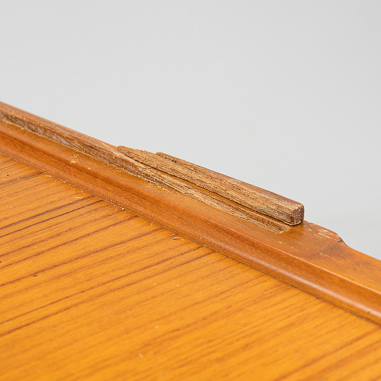 A pair of elm wood book cases attributed to Peter Bramberg, mid 20th Century.