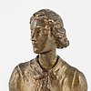 Carl Eldh, sculpture. Signed. Foundry mark. Bronze, height 49 cm.