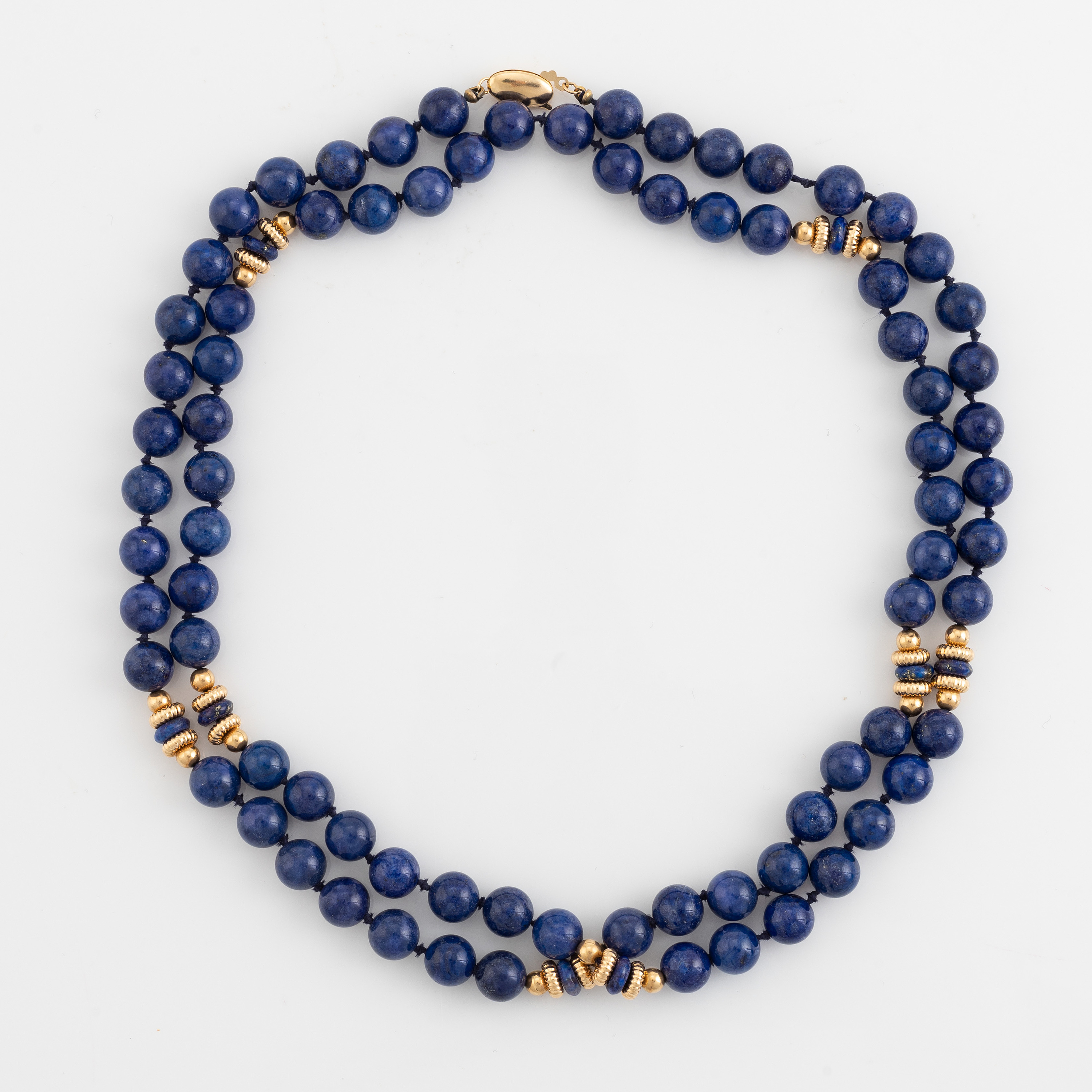Collier 14K guld och Lapis lazuli. - Bukowskis