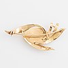 Gold and opal brooch.