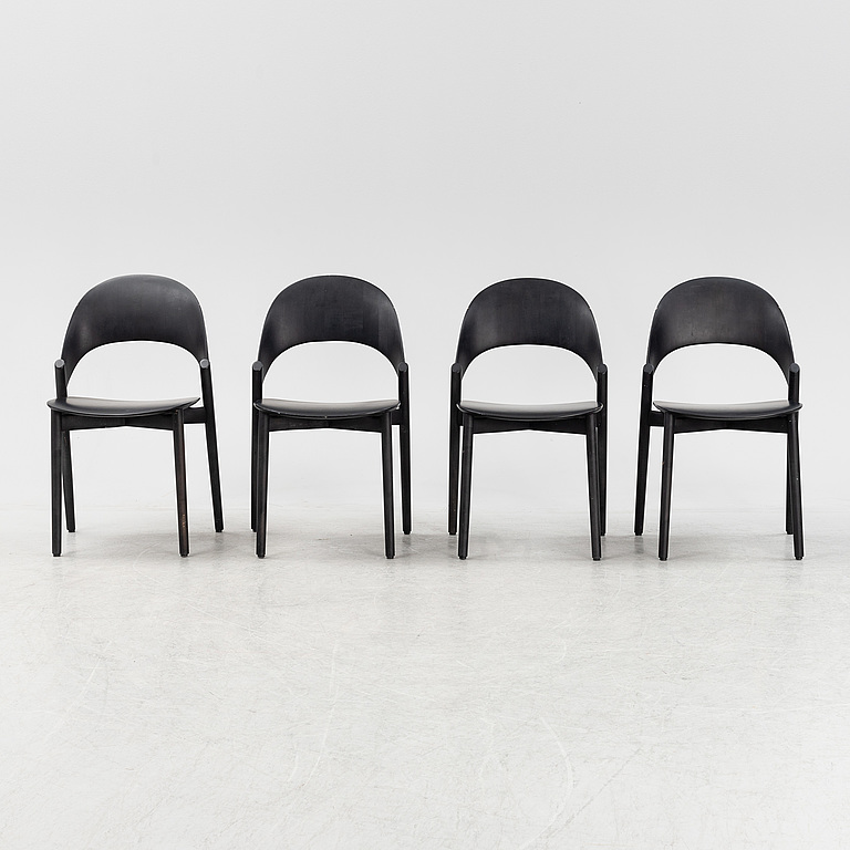 A set of four 'Sana' chairs by Monica Förster for Zanat, 2018.