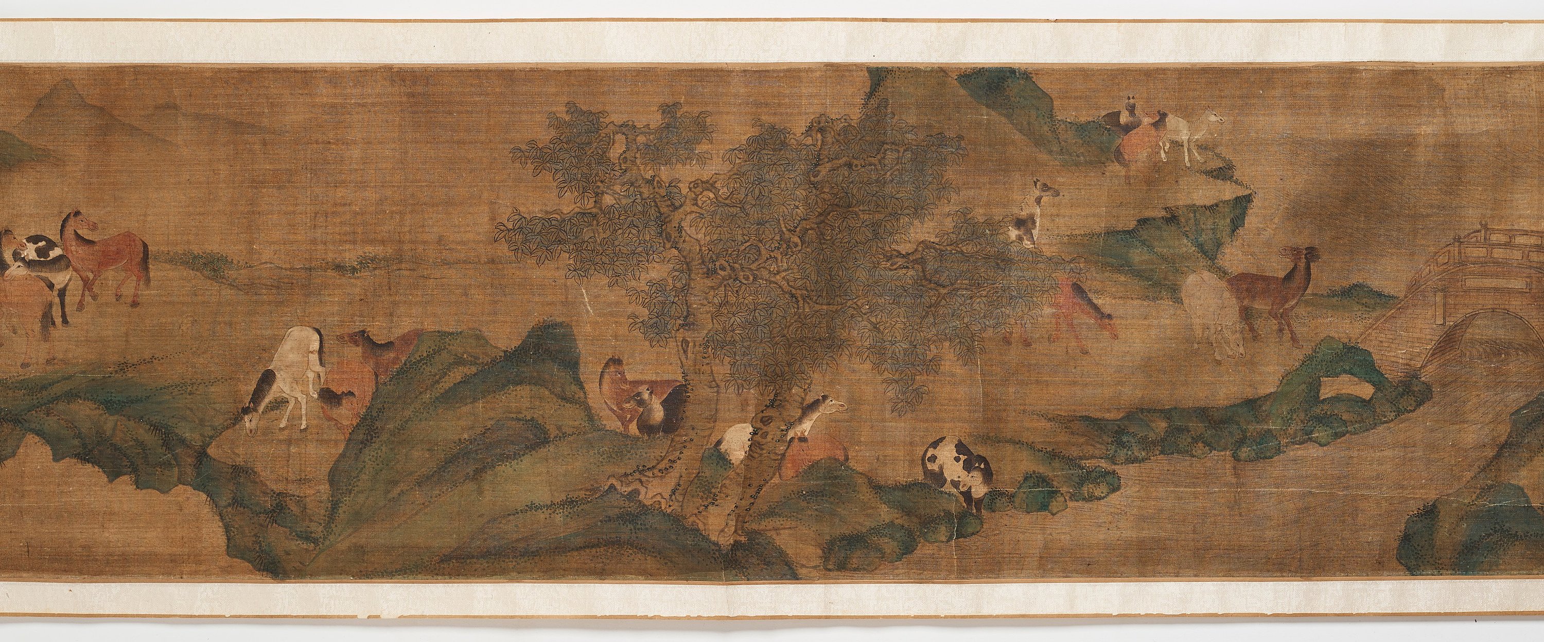 A long scroll painting after Zhao Yong (Zhao Zhongmu 12891369), ink